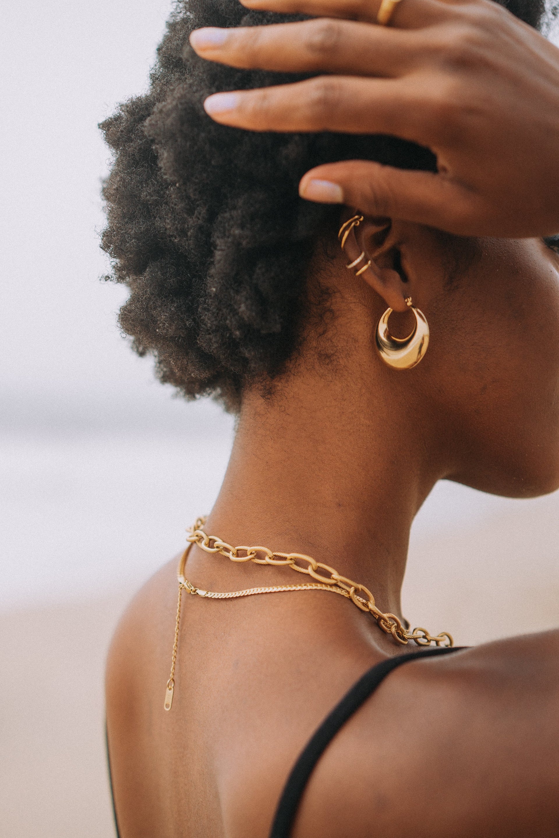 Rise Hoop Earrings