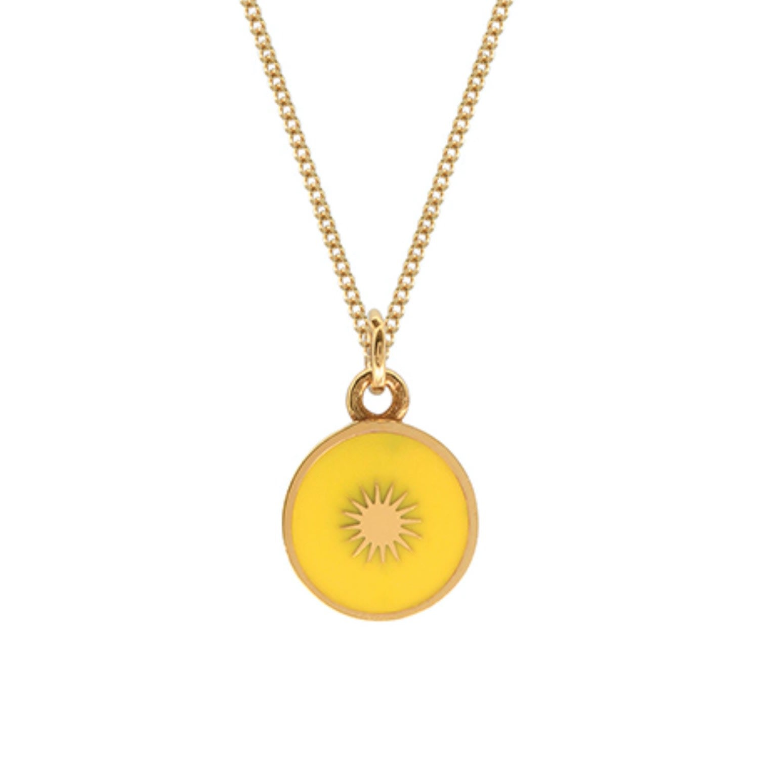 Small Sun Gold Vermeil Yellow