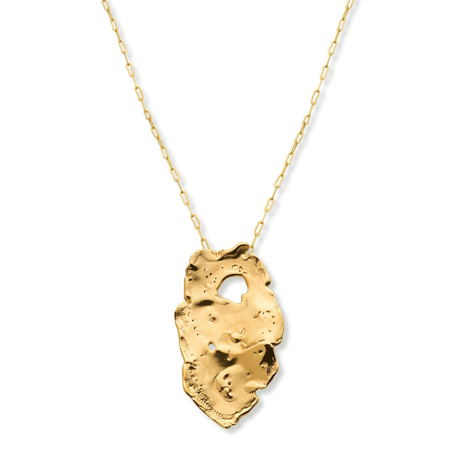 Talisman Full Moon Necklace Gold
