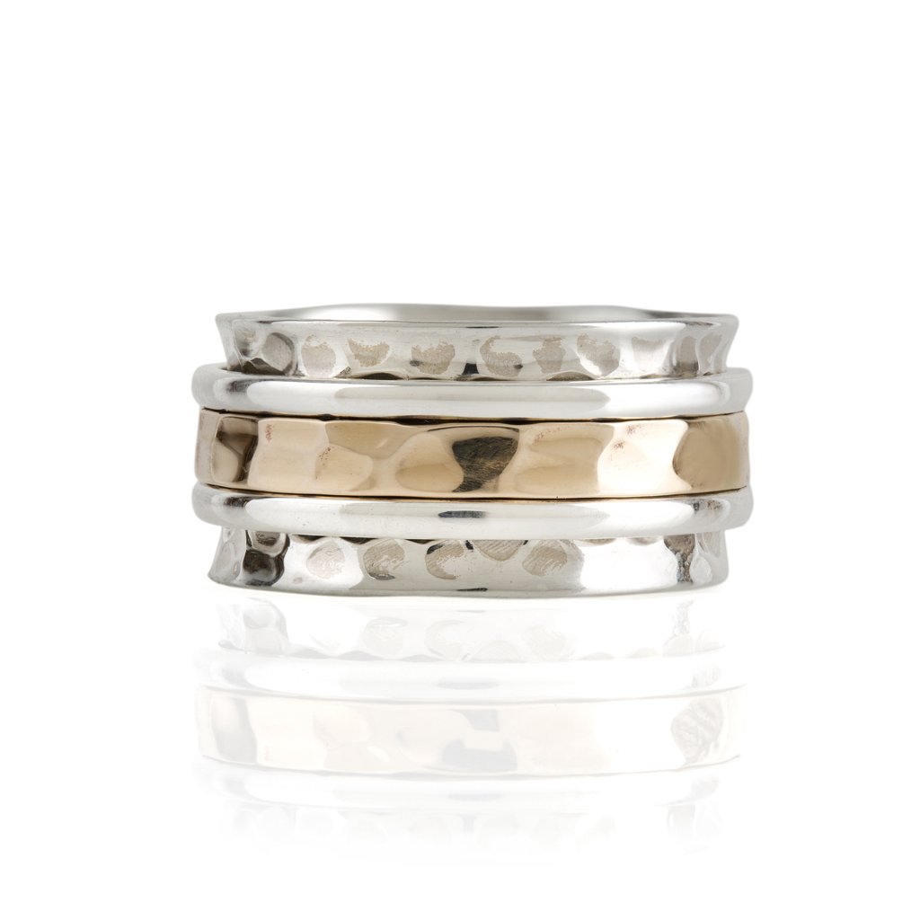 Karma Fortune Silver Spinning Ring