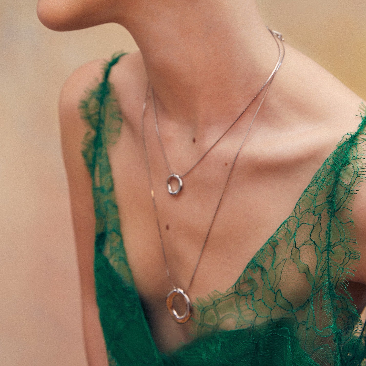 Cora Pendant Small - Silver