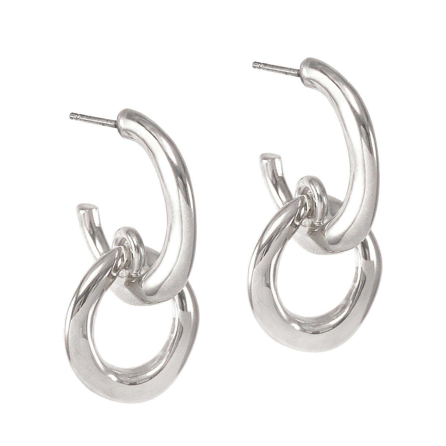 Pia Hoops - Silver