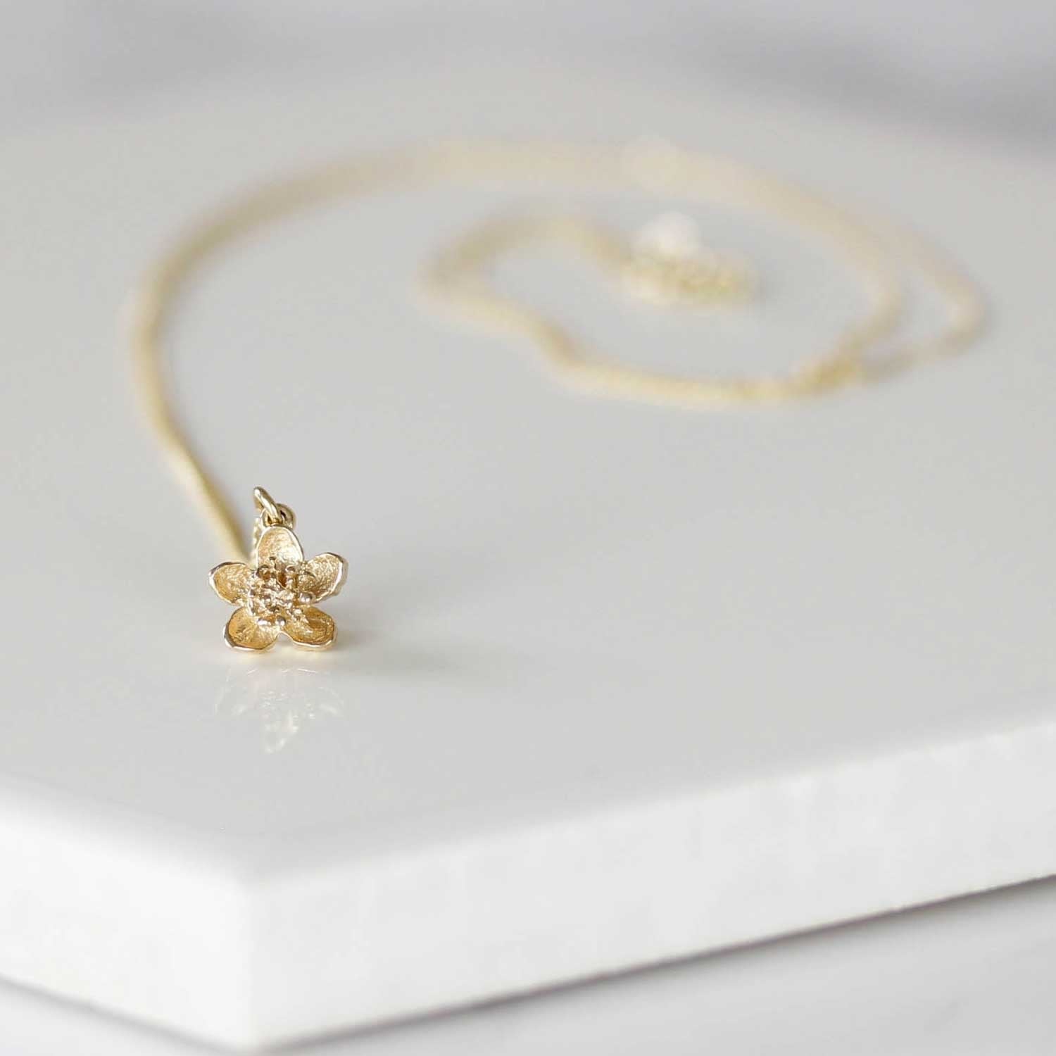 Cherry Blossom Necklace – Gold