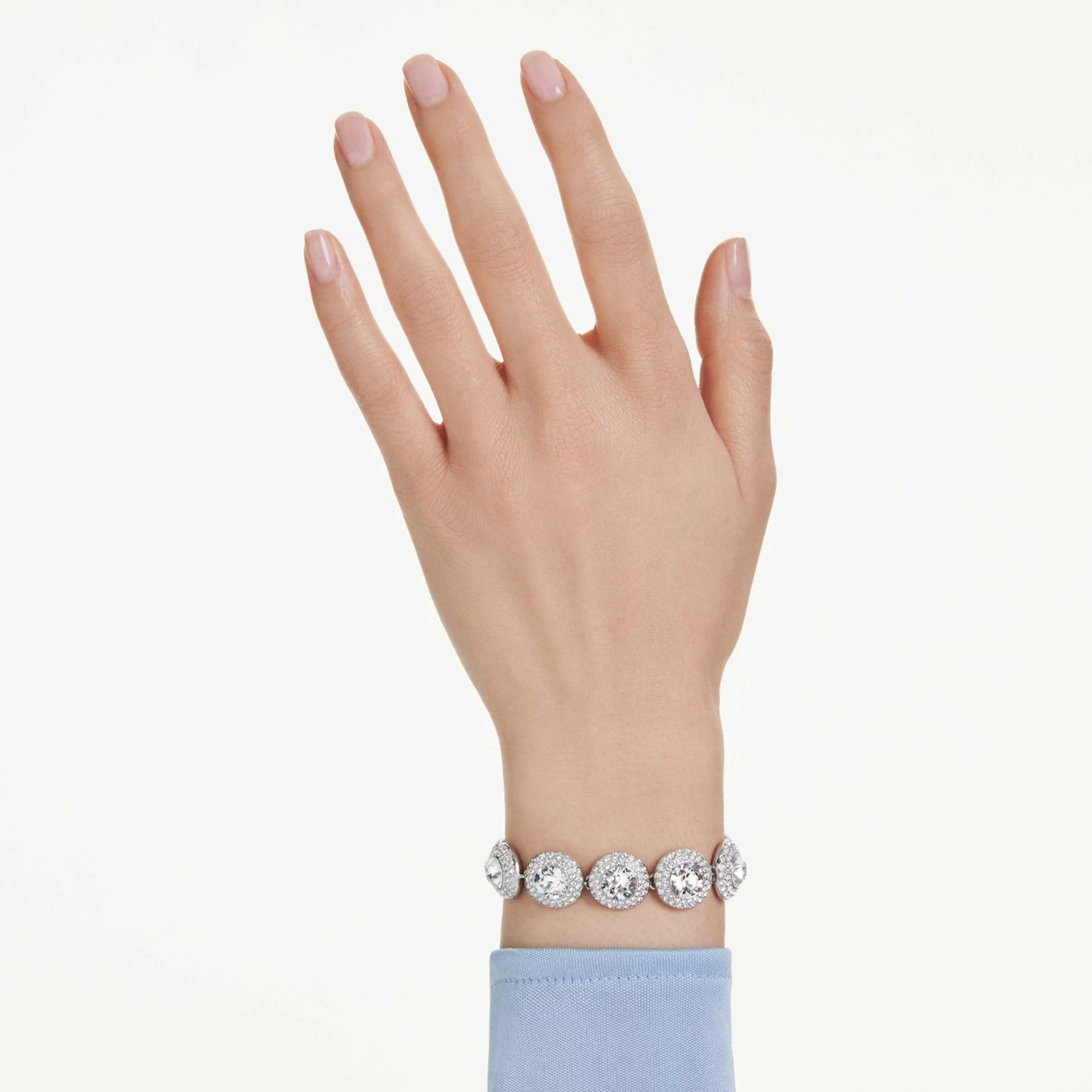 UNA ANGELIC BRACELET WHITE RHODIUM PLATED