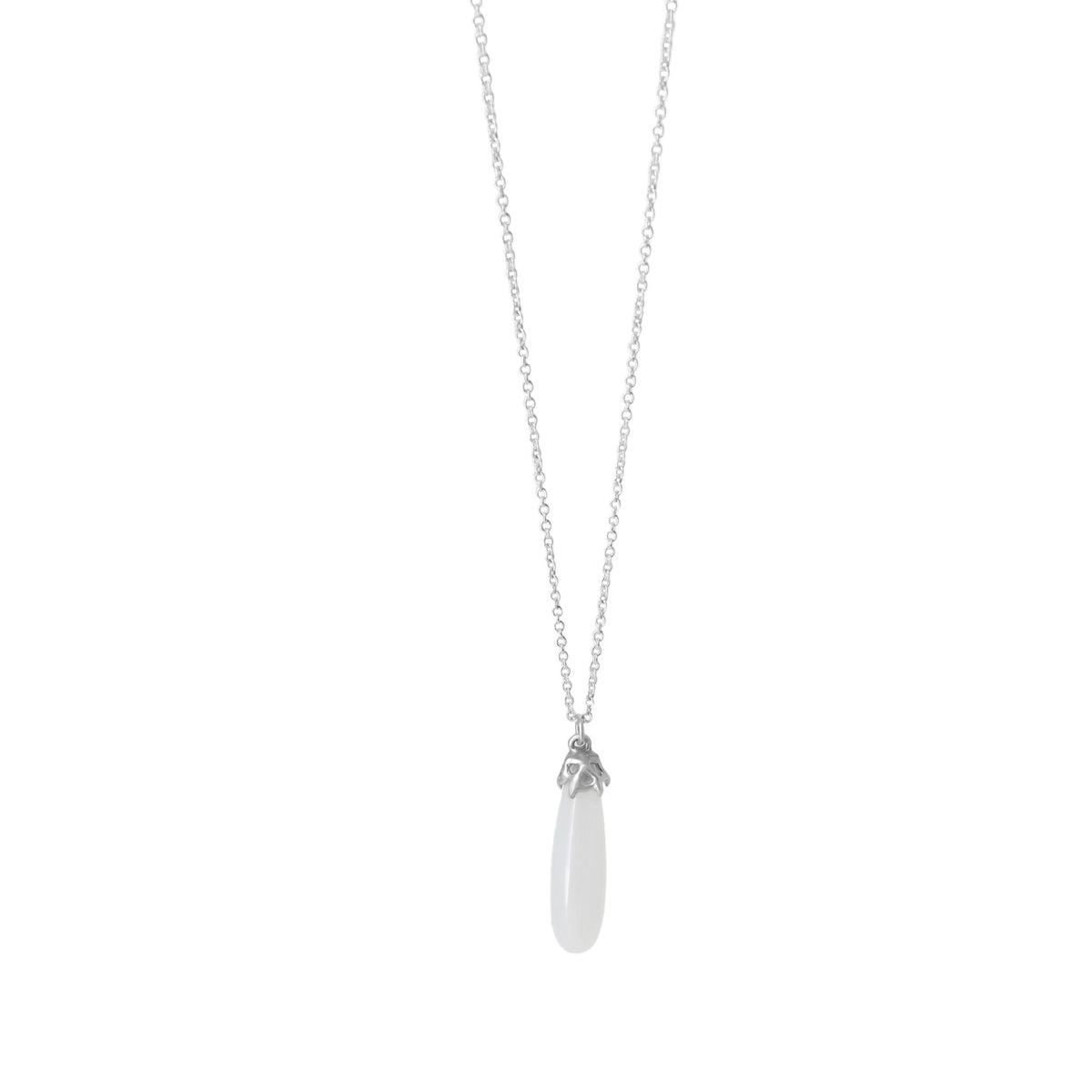 Unearthed- Sterling Silver Coral Reef Moonstone Pendant