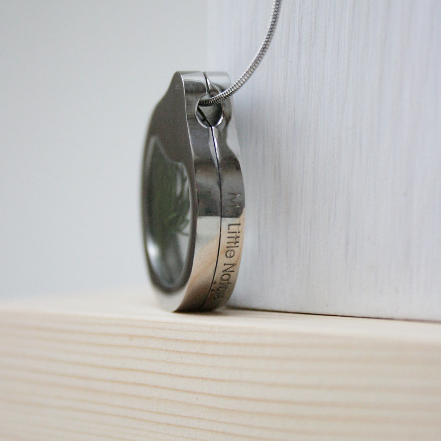 Designer Handcrafted Statement Necklace With Natural Pine Needles – Timeless Forever Young Botanical Jewelry In Stainless Steel