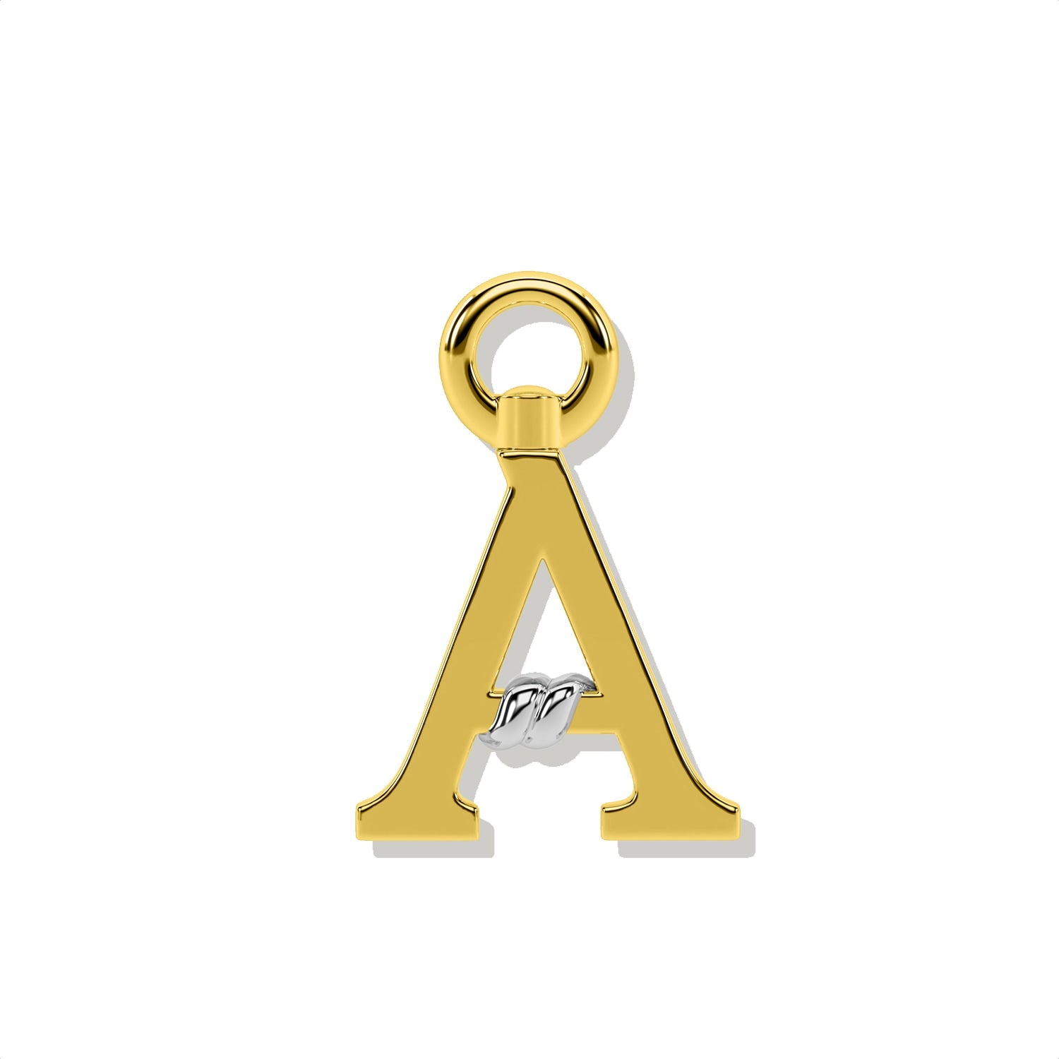 Unius Letter Charm - Gold