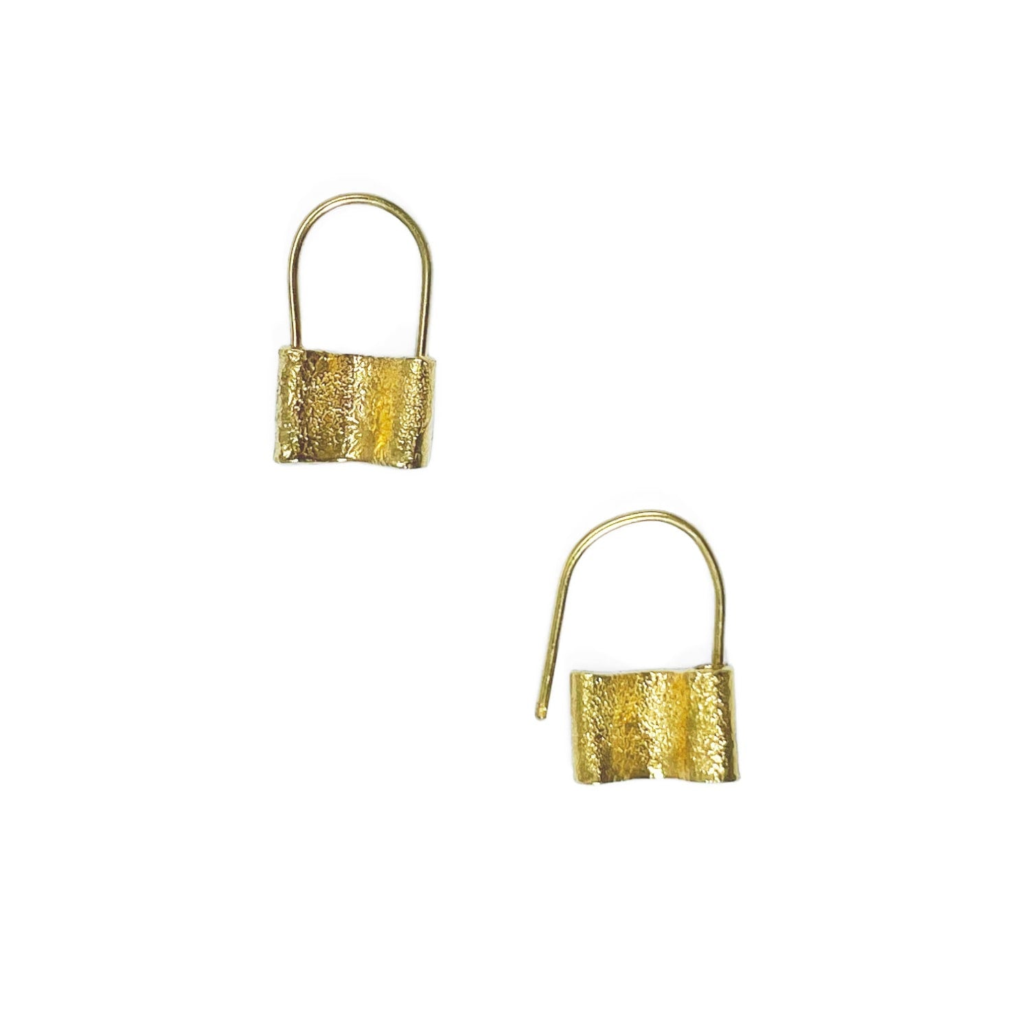 Unlocked Earrings - Small - Gold Vermeil