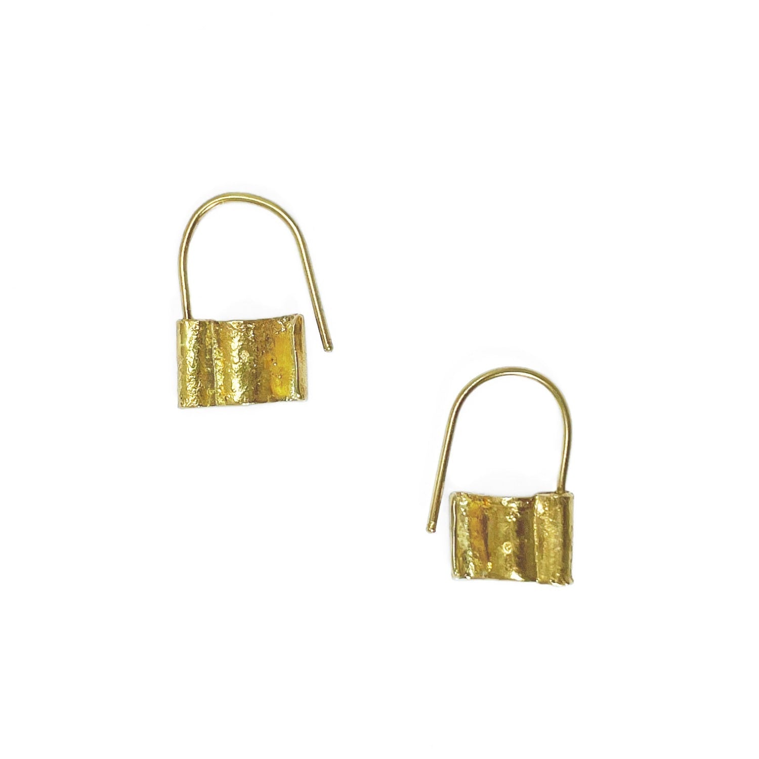 Unlocked Earrings - Small - Gold Vermeil