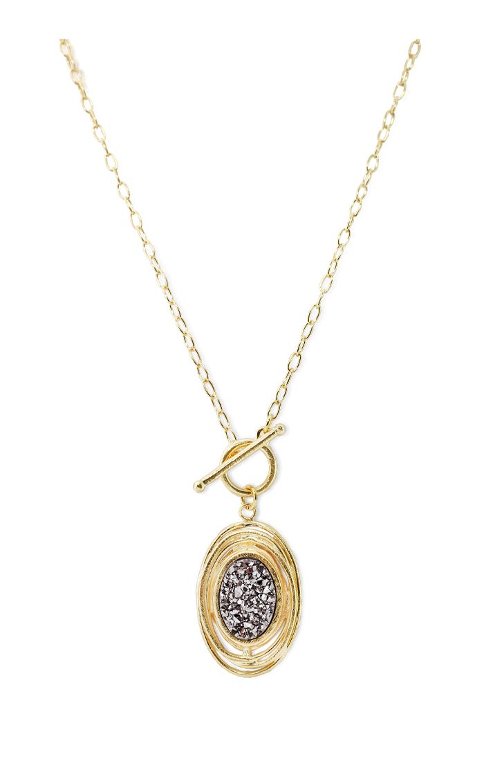 Reetha Titanium Pendant Necklace