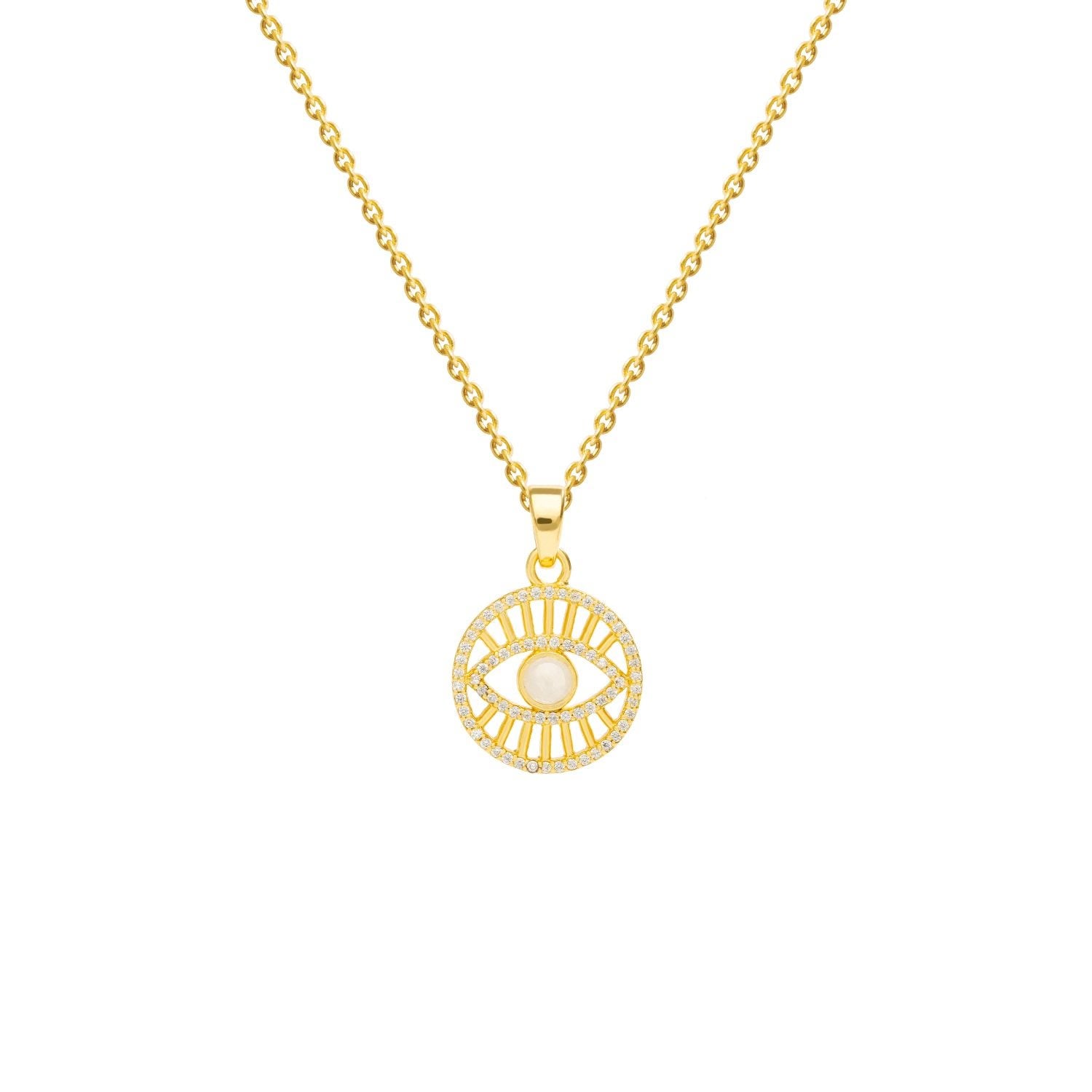 Goldplated The Third Eye Necklace