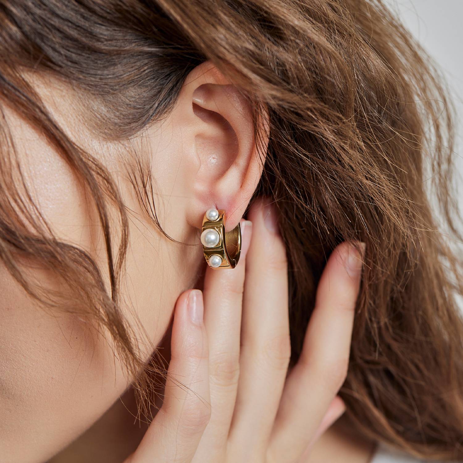 Urban Chic - Fusion Pearl Earrings