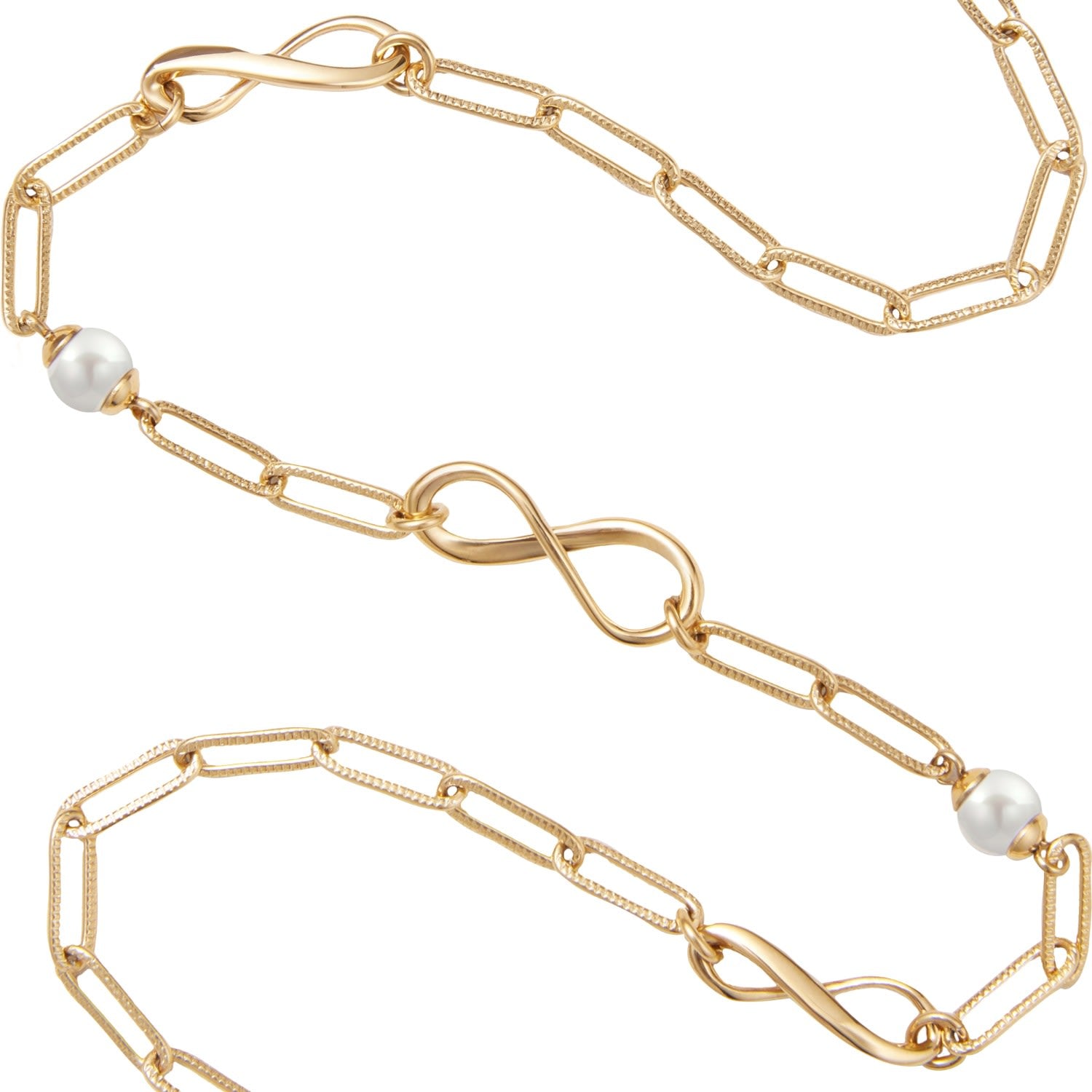 Urban Chic - Unlimited Pearl Necklace - Gold