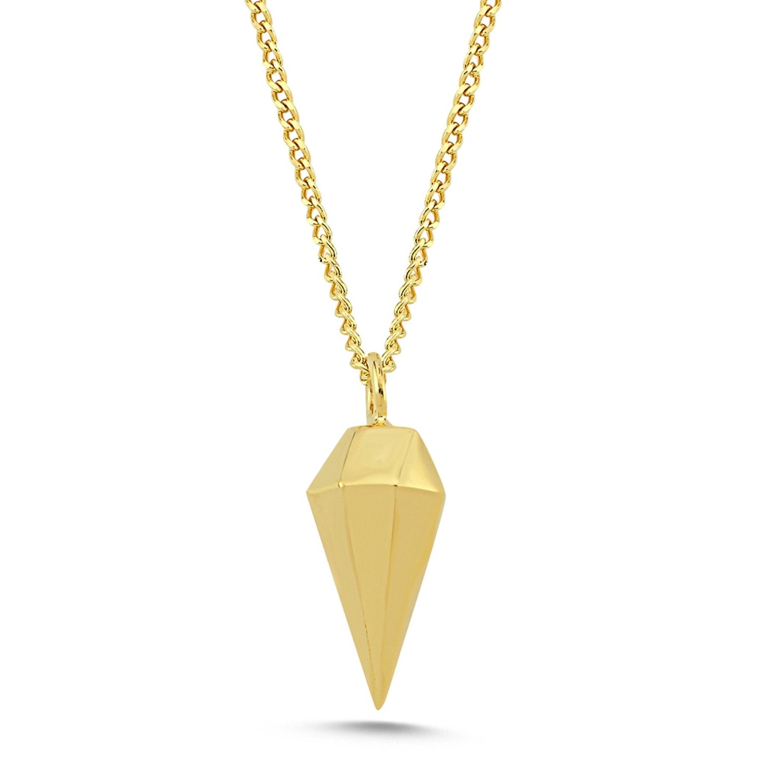 Urban Wilds Gold Pendant Necklace With Gold Chain