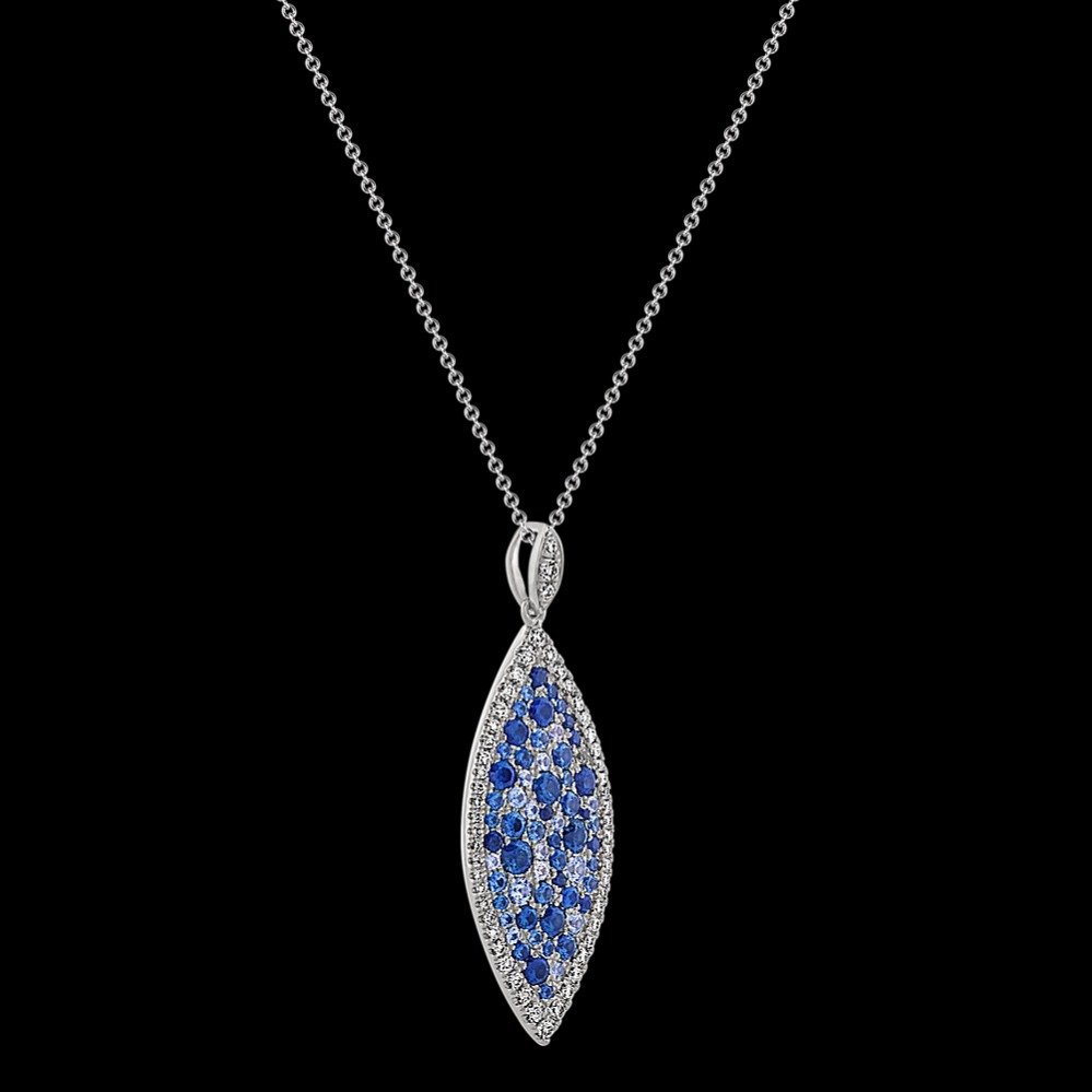 multi-colored-blue-sapphire-and-diamond-pendant