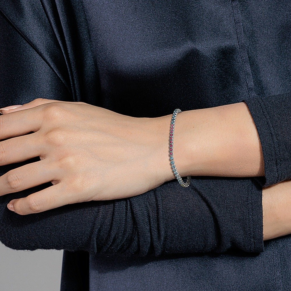 colorful-gemstone-tennis-bracelet