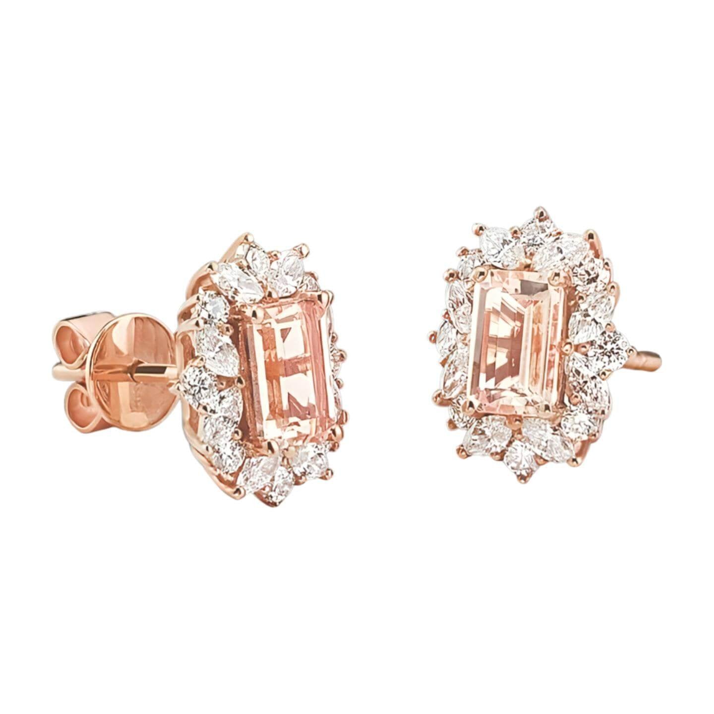 desert-rose-morganite-diamond-halo-earrings
