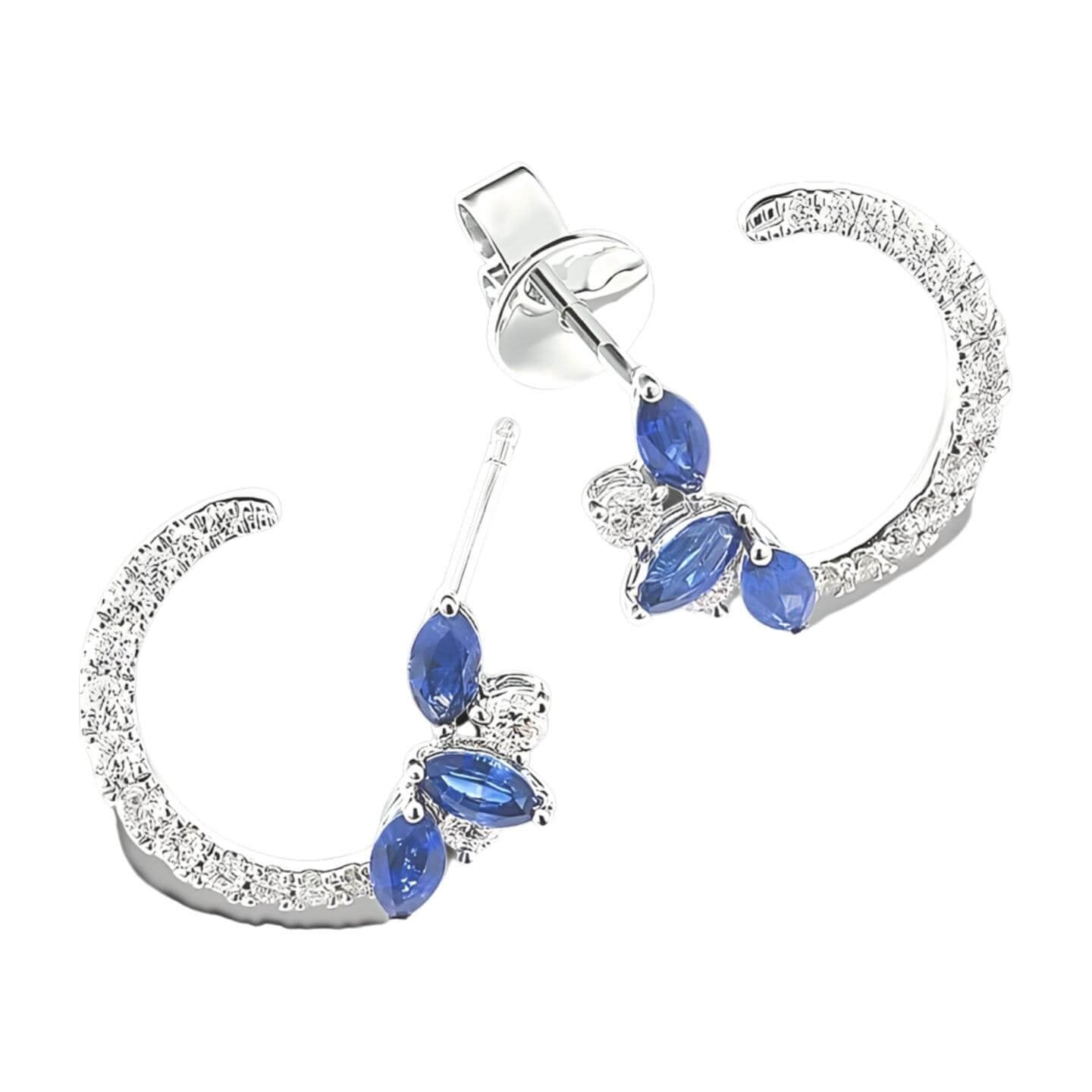 floral-hoop-sapphire-diamond-earrings