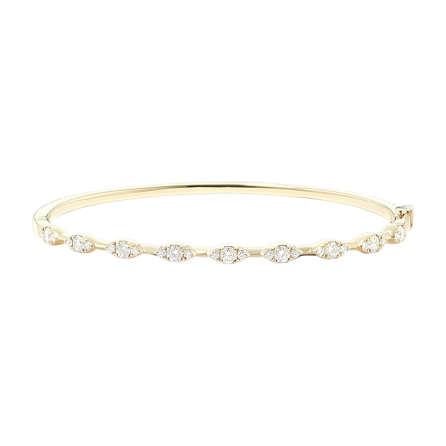 scalloped-diamond-cluster-bangle-bracelet