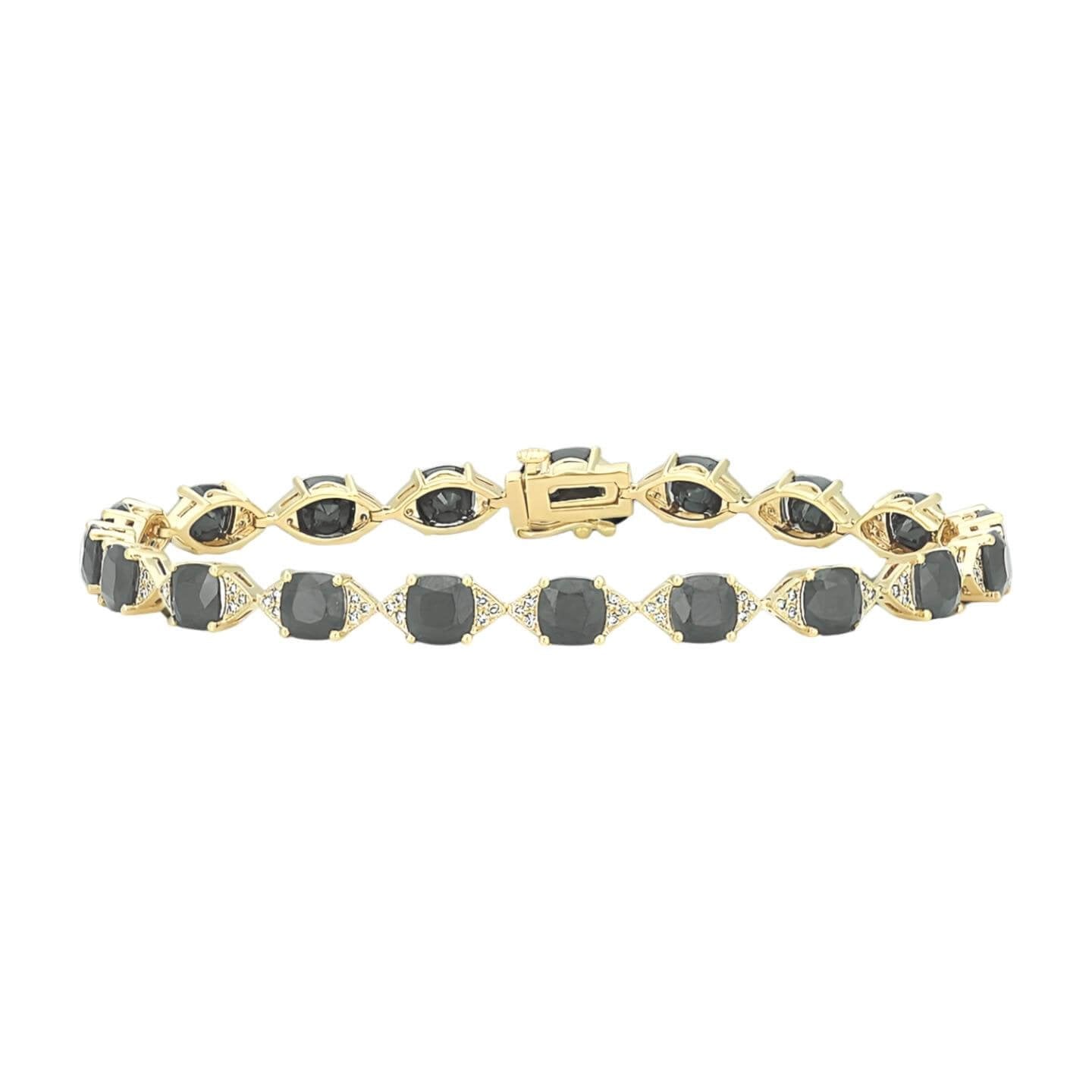 black-sapphire-and-diamond-bracelet
