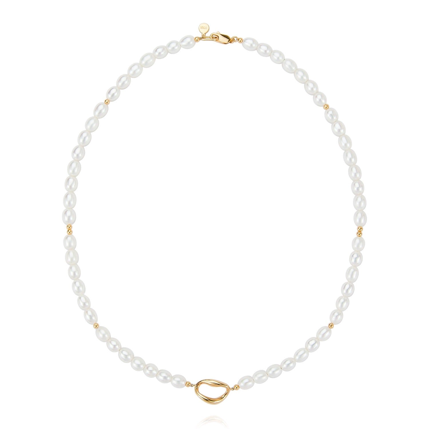 Hyades Freshwater Pearl Necklaces-Gold