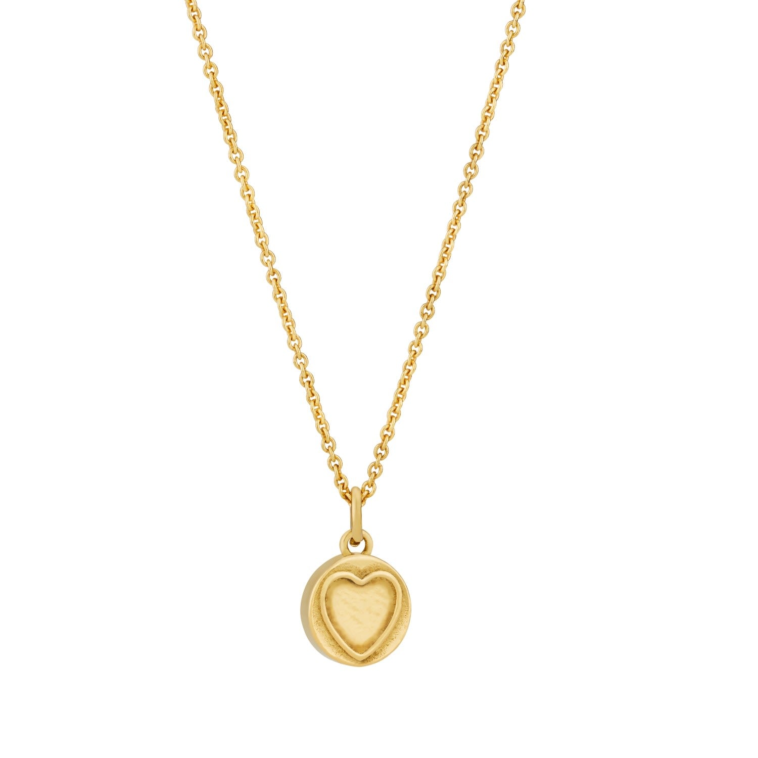 Yellow Gold Plated Mini Sweetheart Necklace