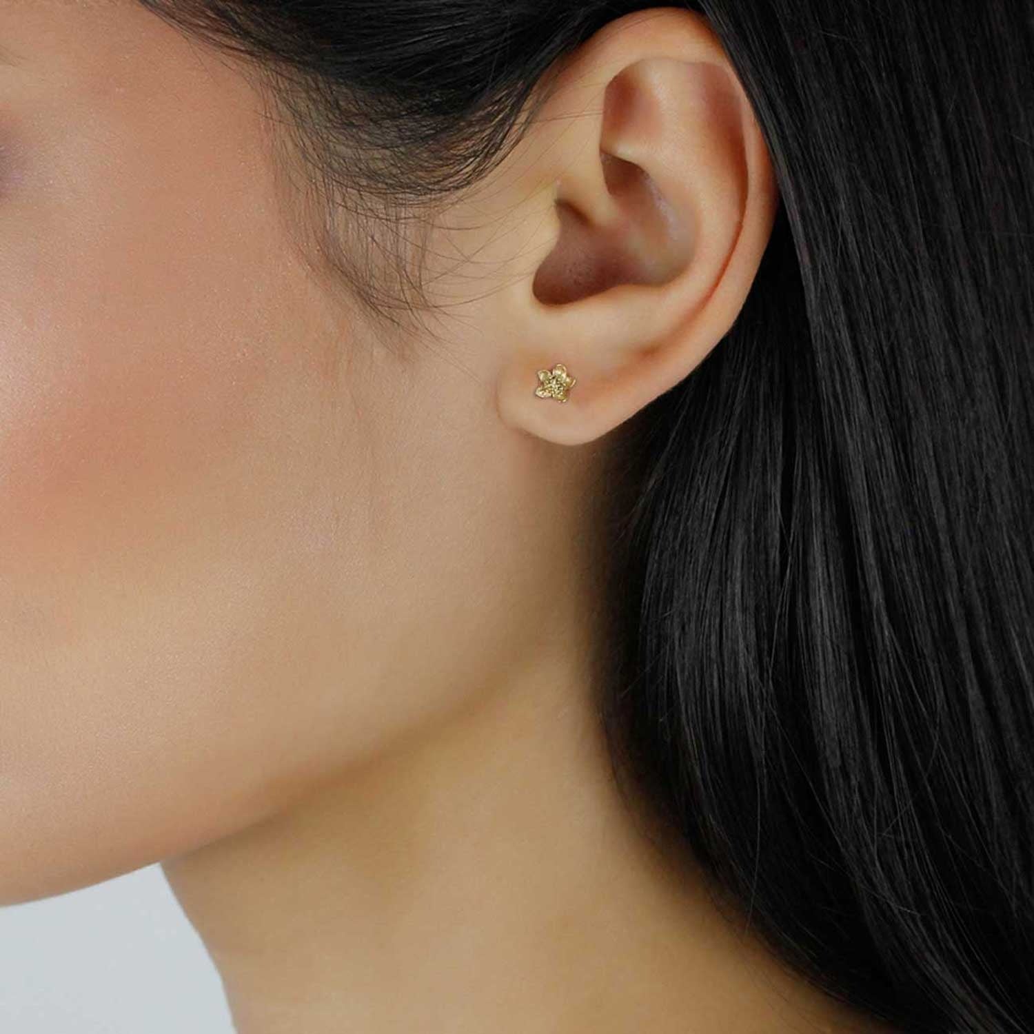 Cherry Blossom Earrings – Silver