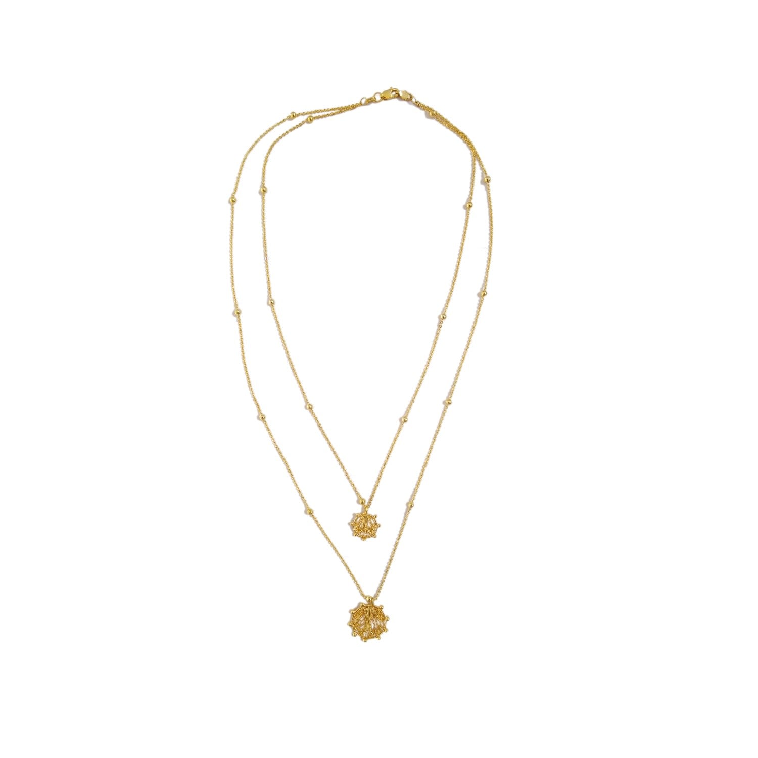 Alma Simple Golden Necklace