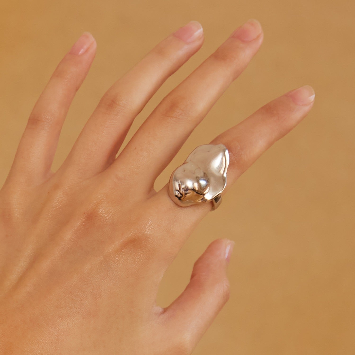 Molten Ring - Silver