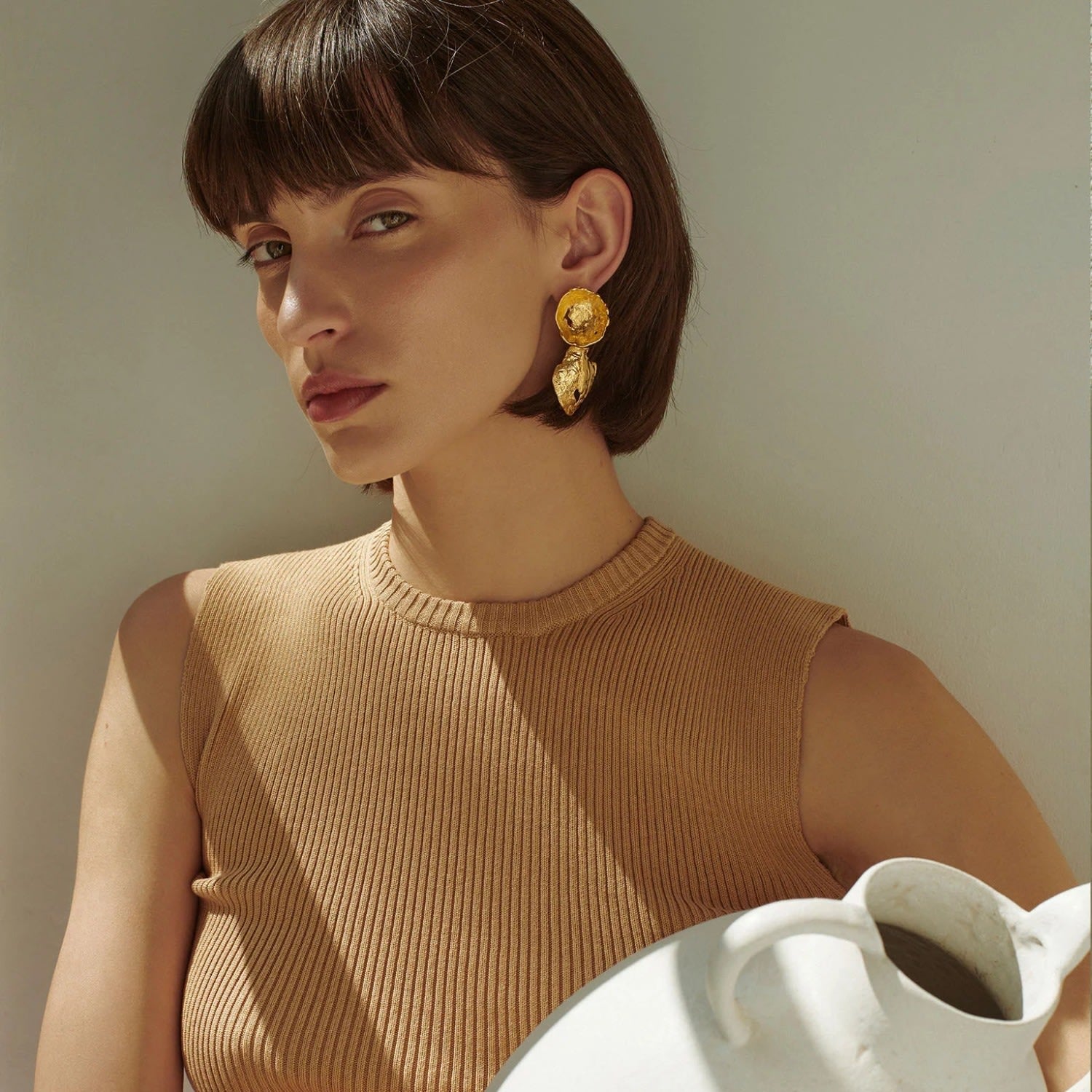 Vacation Ika Earrings Gold