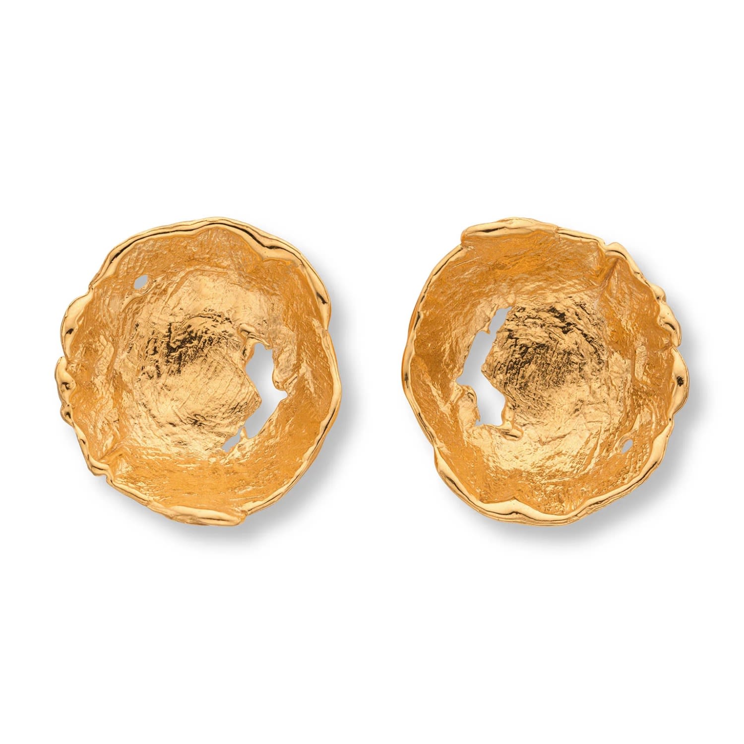 Vacation Sun Earrings Gold