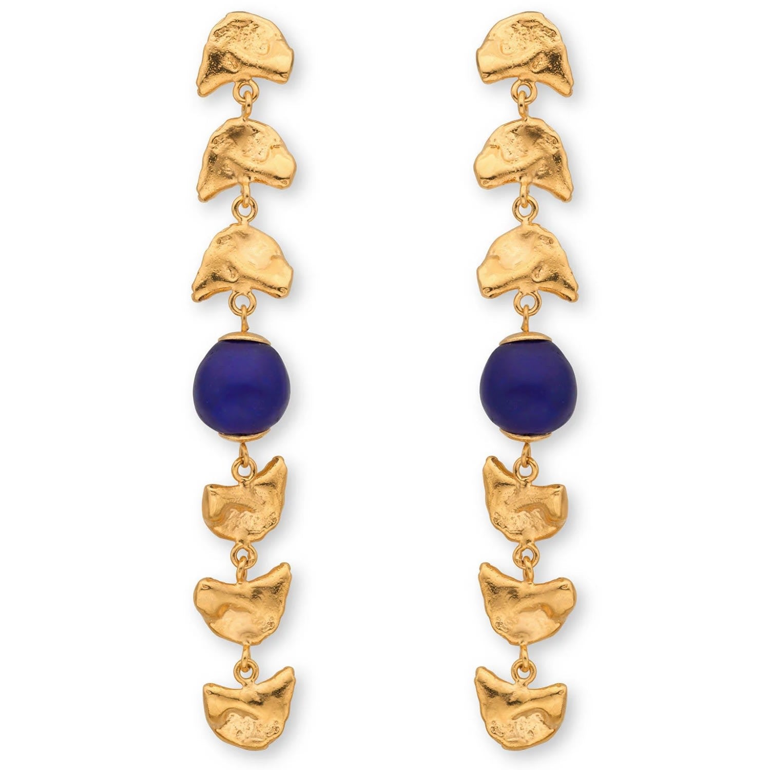 Vacation Sunset Earrings Gold