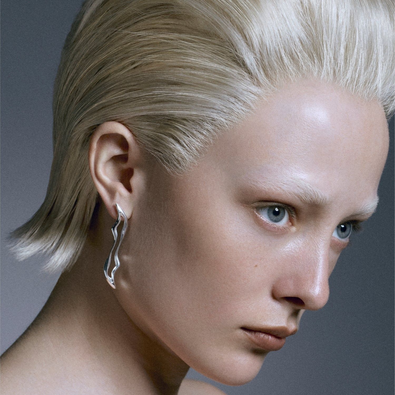 Vacuna Silva Silver Earing