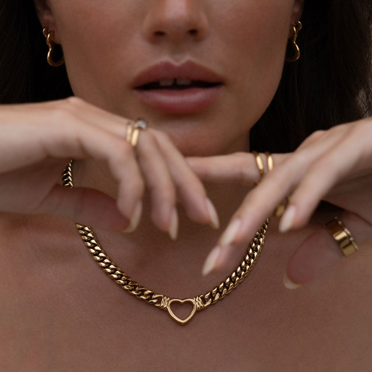 Valentine Necklace Gold