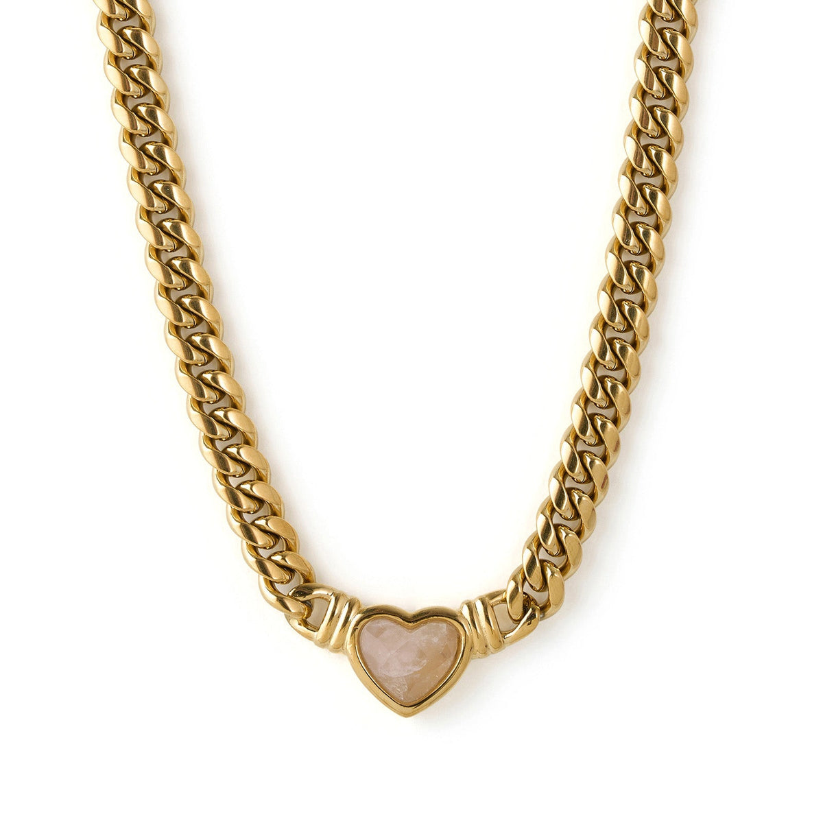 Valentine Necklace Rose Quartz