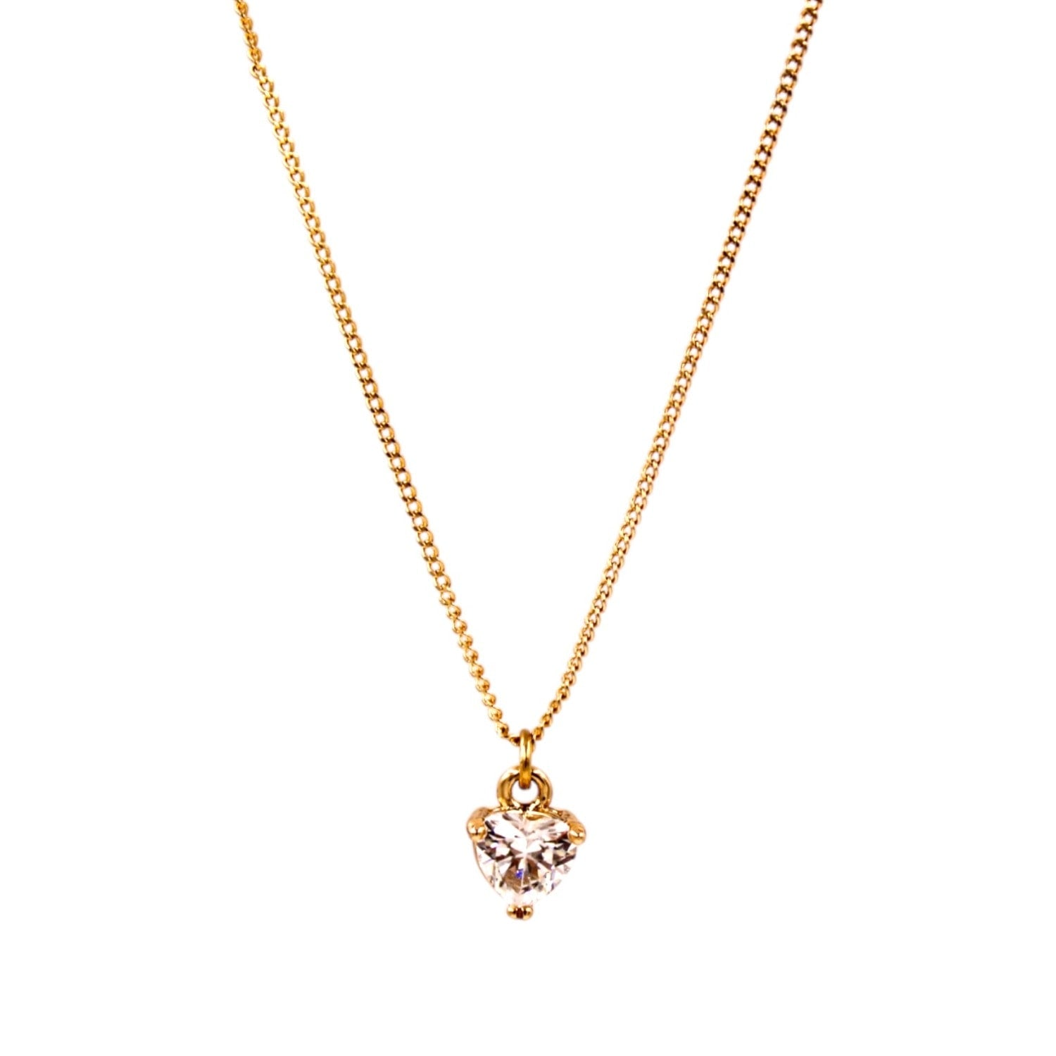 Minimal Heart Necklace