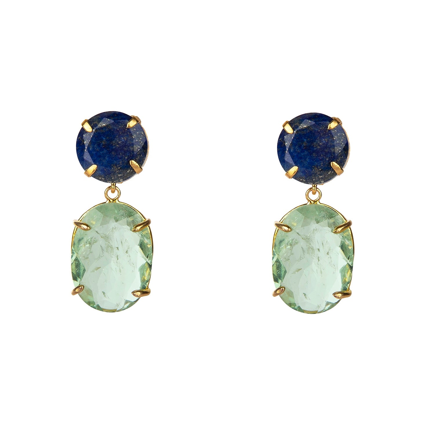 Vanessa Earrings Lapis
