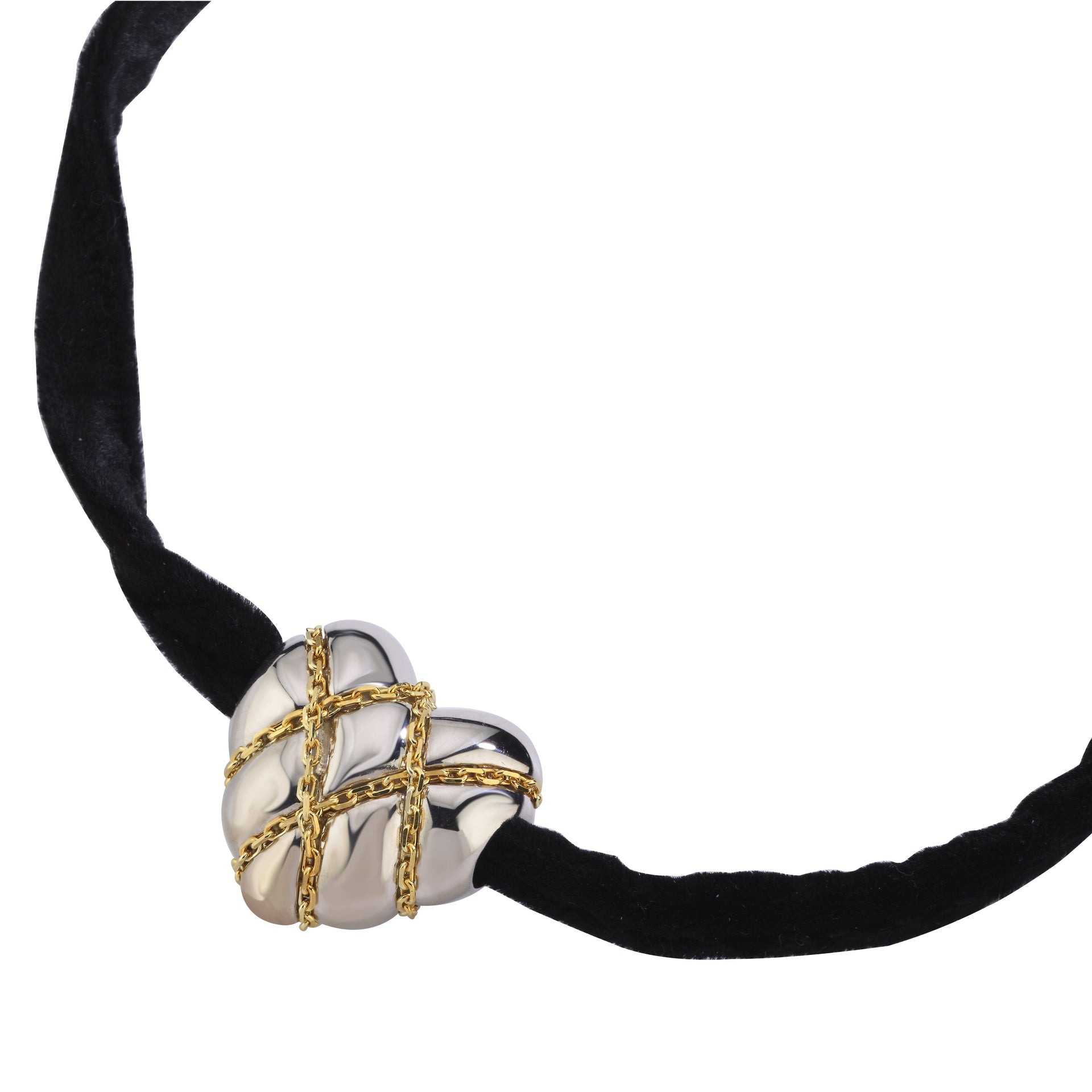 Velvet Love Necklace Silver