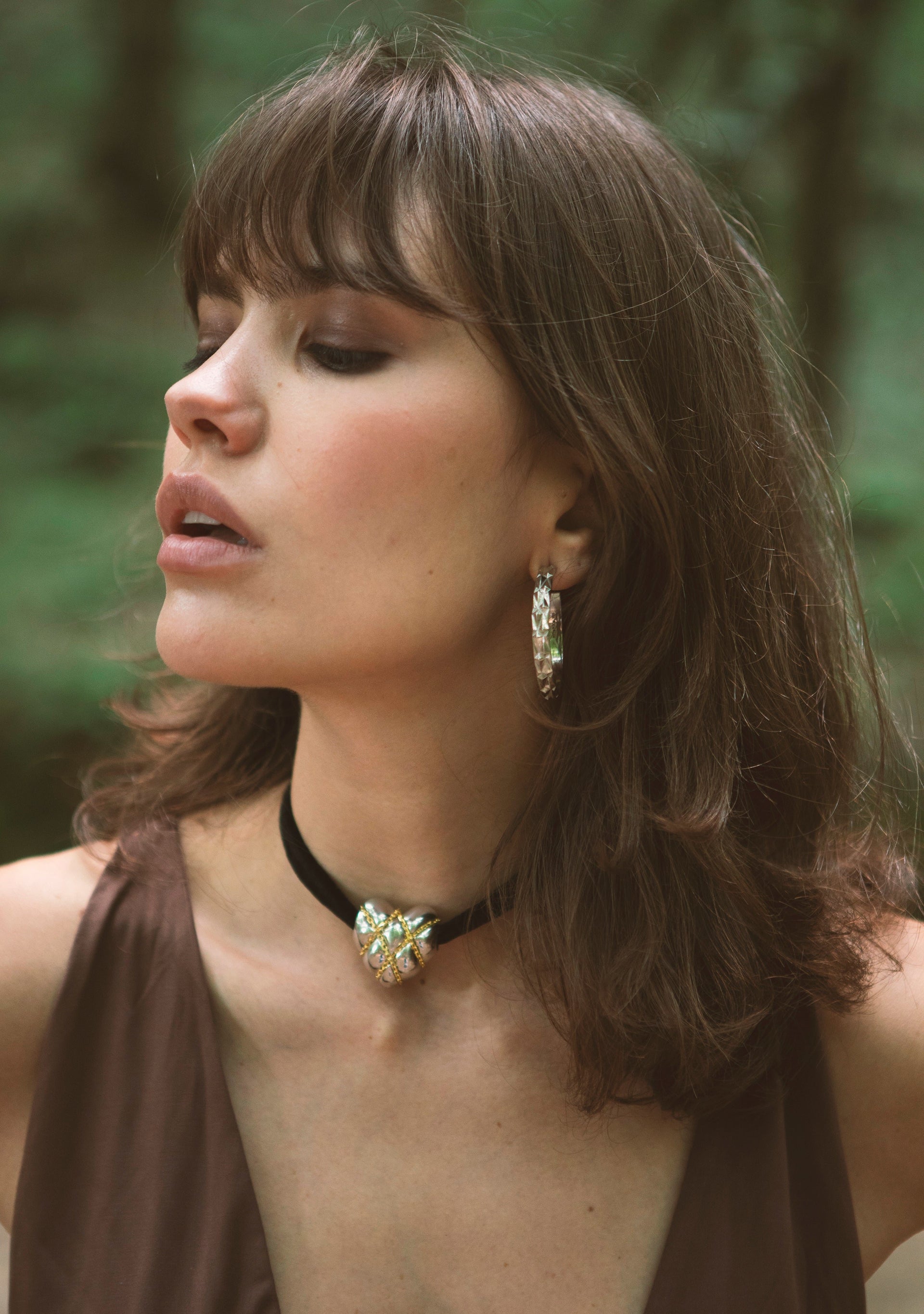 Velvet Love Necklace Silver