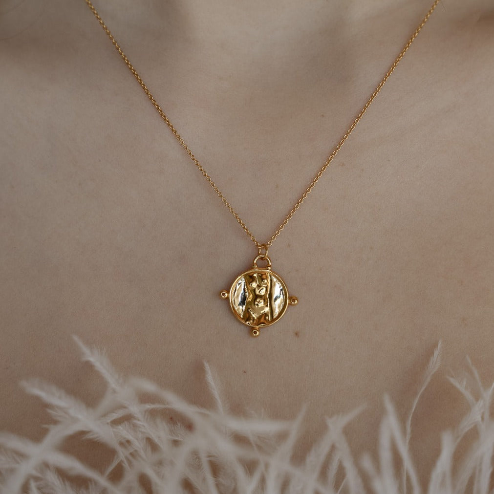 Venus Necklace - Goddess Pendant - Gold Pendant Necklace