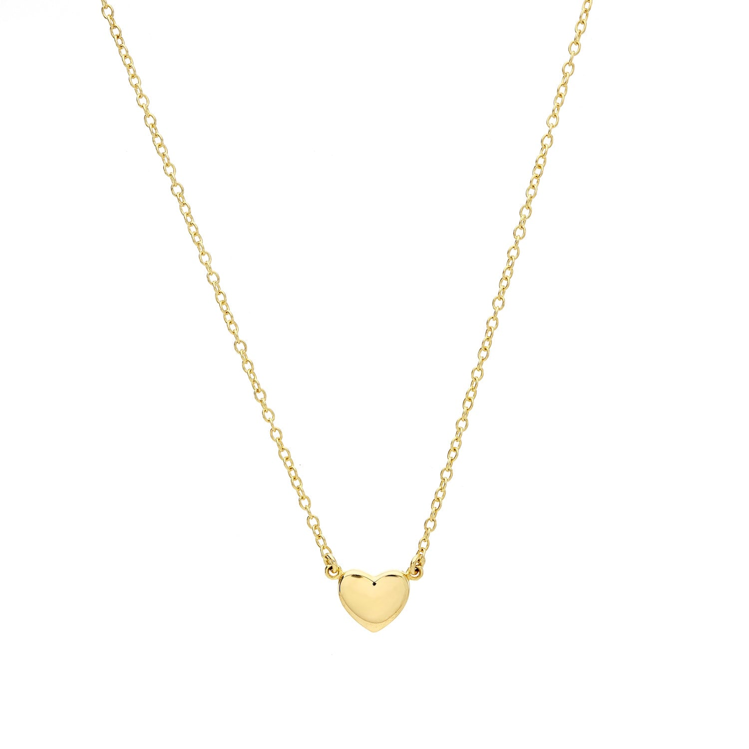 Verona Gold Vermeil Full Heart Necklace