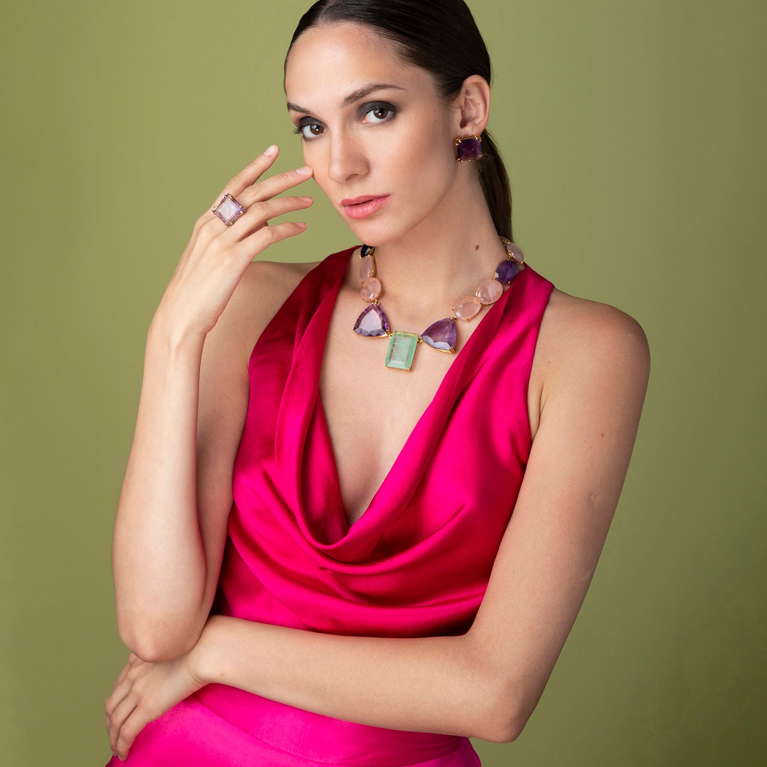 Veronica Ring Amethyst