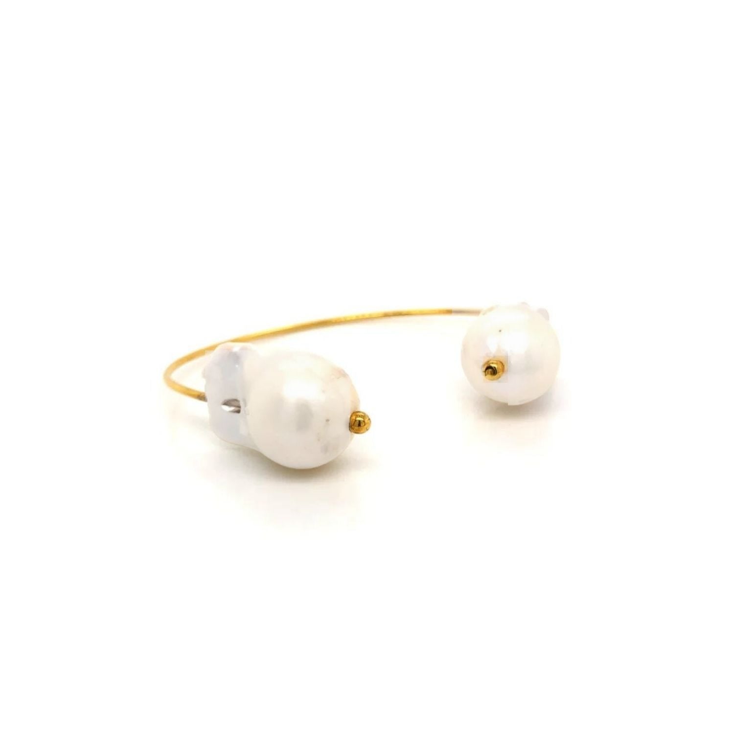 Victt Baroque Pearl Cuff Bracelet