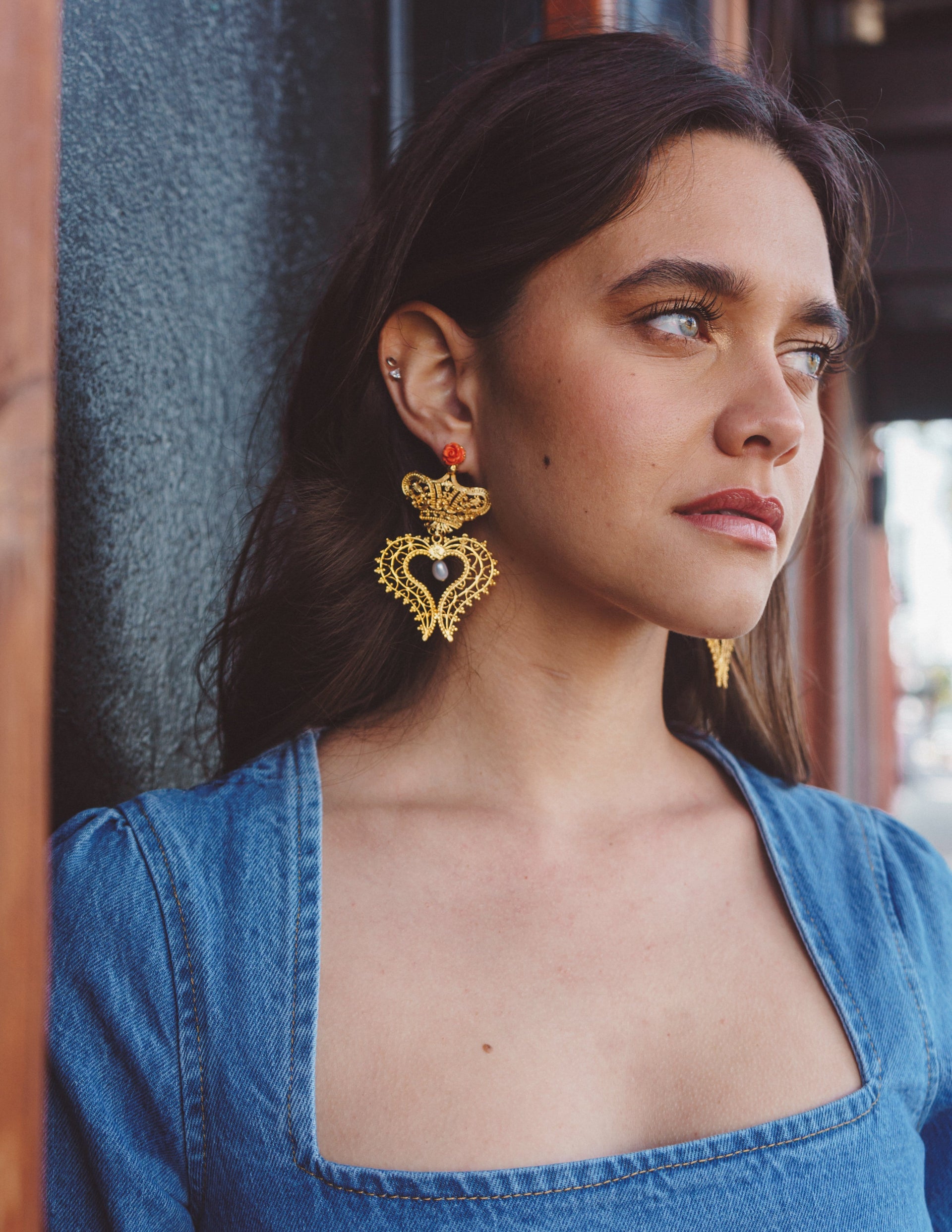 Vinca Handmade Drop Earring