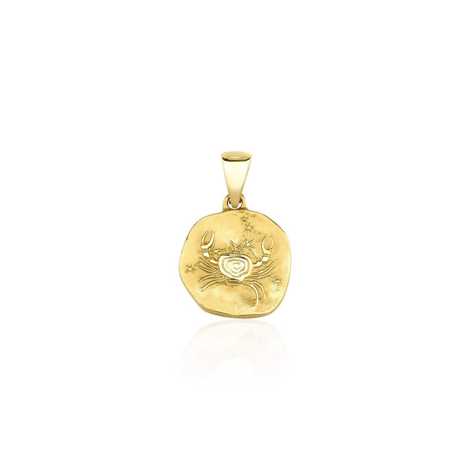 Vintage Cancer Coin Pendant