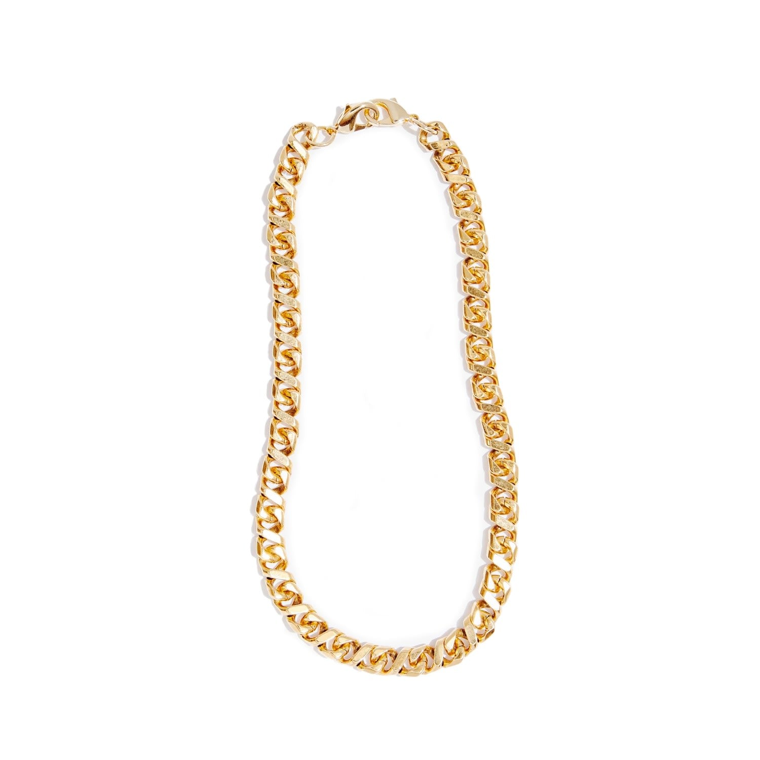 Vintage Flat Chain Necklace