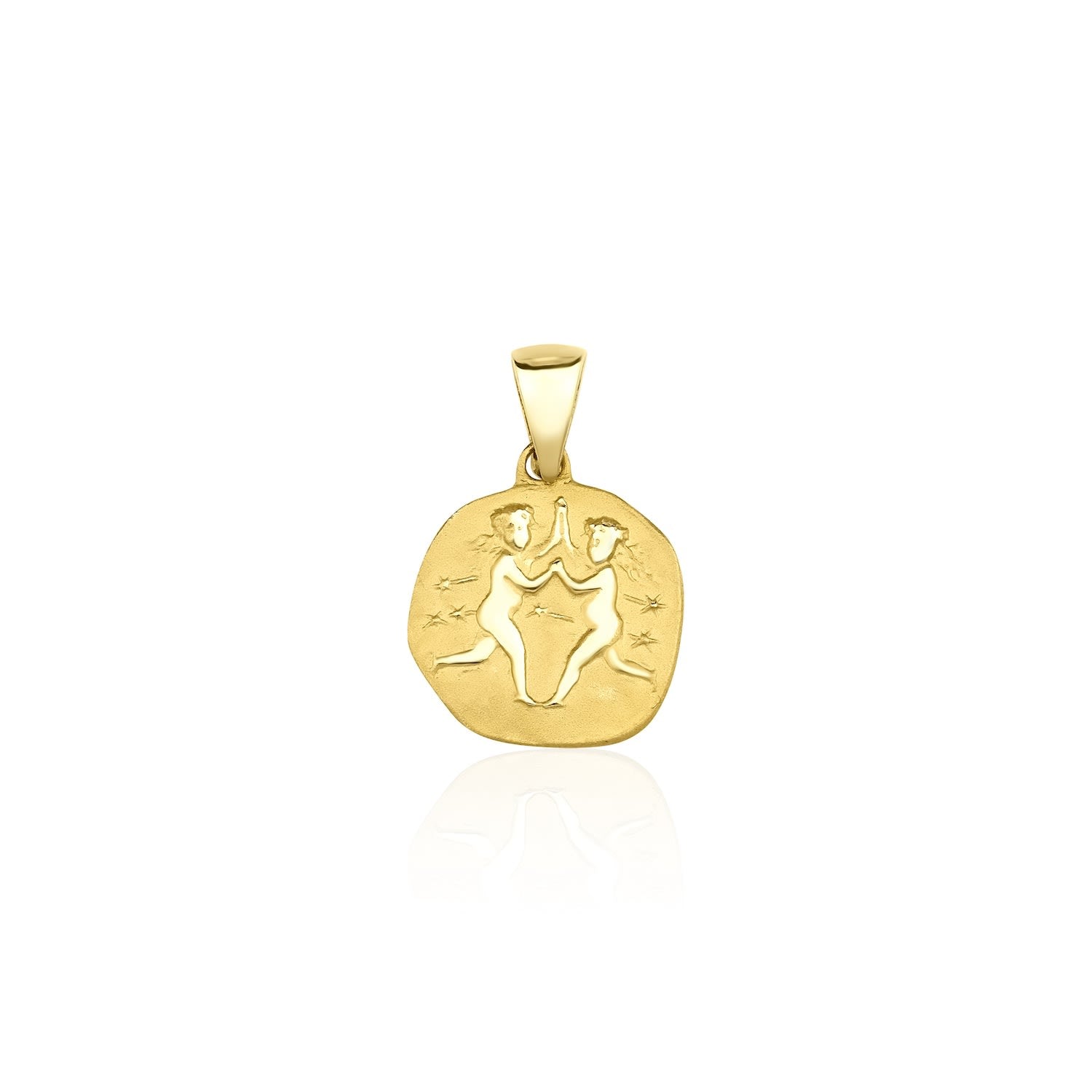 Vintage Gemini Coin Pendant