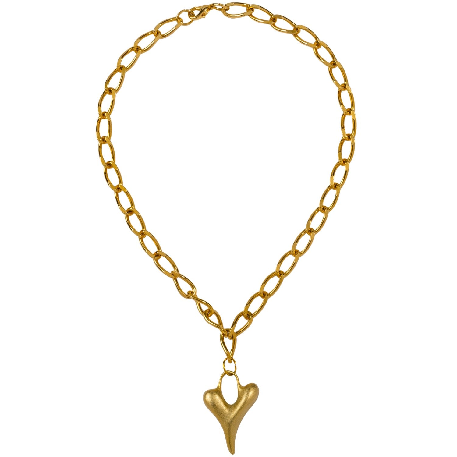 Vintage Gold Plated Love Necklace