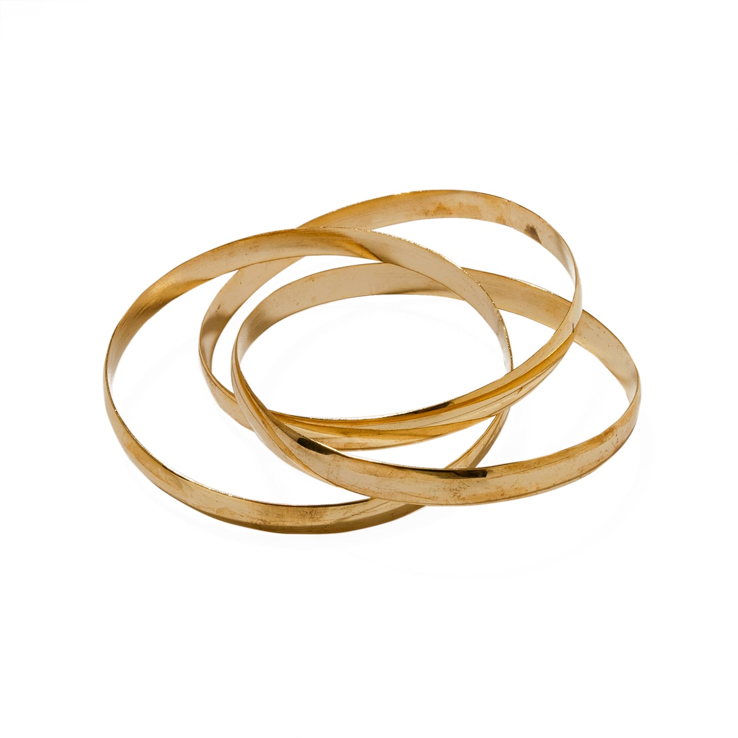 Vintage Gold Plated Rula Bracelets