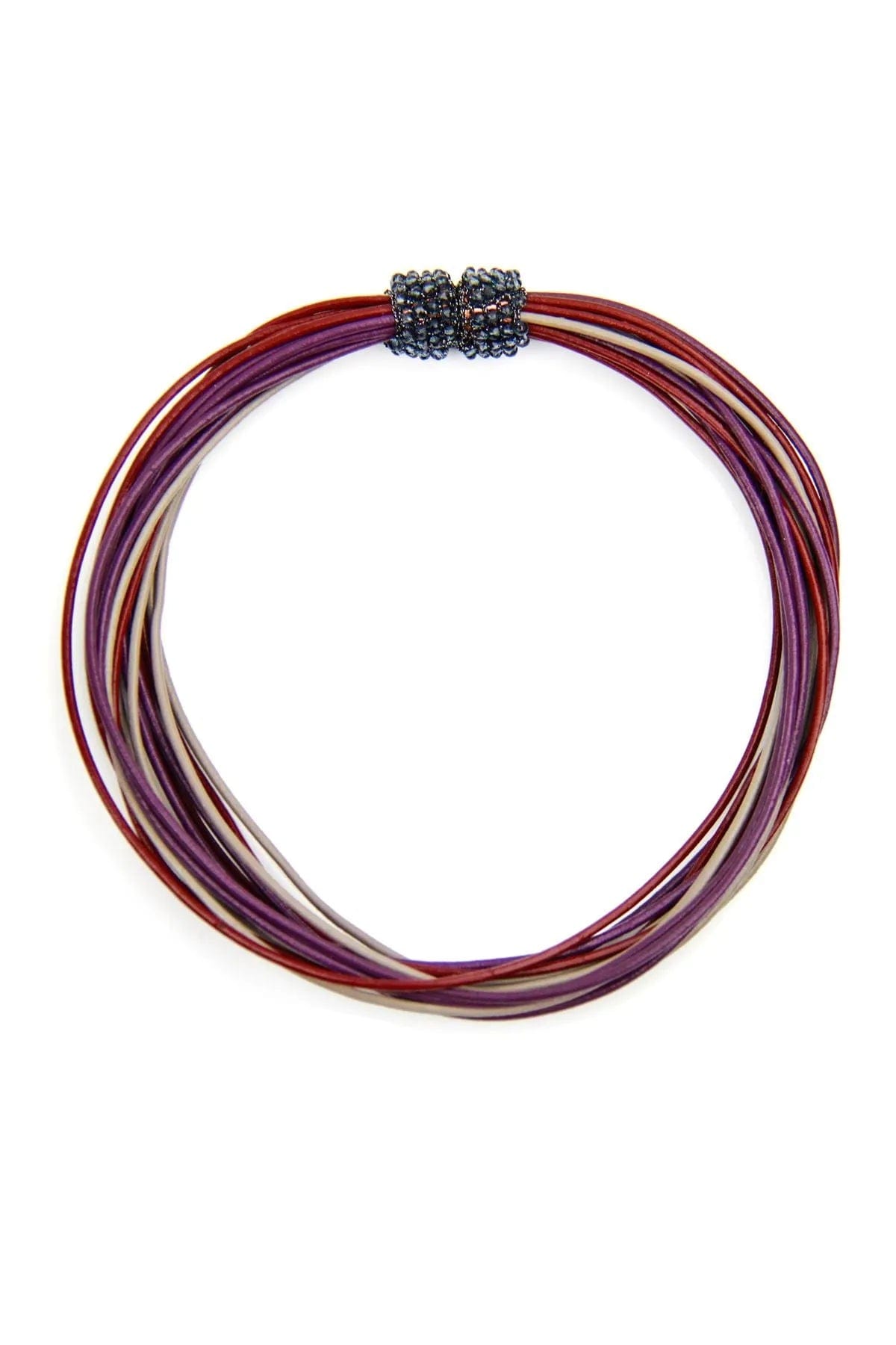 Vintage Multi Strand Din Choker Necklace